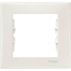 SDN5800123 Декоративная рамка 1-постовая Sedna. Цвет Слоновая кость