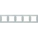 SDN5800933 Декоративна рамка 5-постова горизонтальна Sedna. Колір Сірий