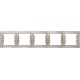 SDN5800968 Декоративна рамка 5-постова горизонтальна Sedna. Колір Титан