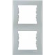 SDN5801133 Декоративна рамка 2-постова вертикальна Sedna. Колір Сірий