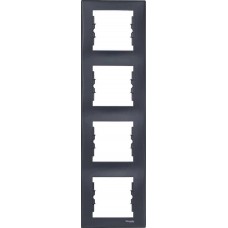 ⚡Декоративна рамка 4-постова вертикальна Sedna. Колір Графіт (SDN5802070)