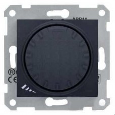 ⚡SDN2200970 Светорегулятор поворотно-нажимной индуктивный 1000 ВА серии Sedna. Цвет Графит