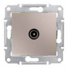 ⚡SDN3201668 Розетка TV кінцева 1 dB Sedna. Колір Титан