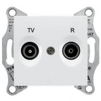 ⚡SDN3301321 Розетка TV/R проходная 8 dB Sedna. Цвет Белый