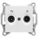 ⚡SDN3301821 Розетка TV/R проходная 4 dB Sedna. Цвет Белый