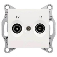 ⚡SDN3301323 Розетка TV/R проходная 8 dB Sedna. Цвет Слоновая кость ⚡SDN3301323 Розетка TV/R проходная 8 dB Sedna. Цвет Слоновая кость