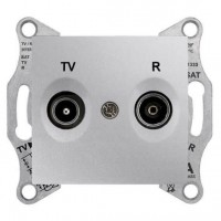SDN3301860 Розетка TV/R прохідна 4 dB Sedna. Колір Алюміній SDN3301860 Розетка TV/R прохідна 4 dB Sedna. Колір Алюміній