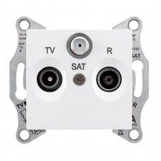 SDN3501321 Розетка TV/R/SAT кінцева 1 dB Sedna. Колір Білий