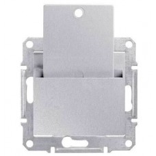 ⚡SDN1900160 Карточный выключатель 10A серии Sedna. Цвет Алюминий