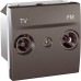 MGU3.451.12 Розетка TV-R одиночная серия Unica
