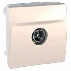 MGU3.463.25 TV розетка проходная штыревой вход серия Unica