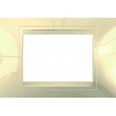 Рамка 3-модульная Unica Allegro. Цвет Кремовый MGU4.103.59