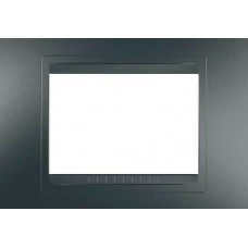 Рамка 3-модульная Unica Allegro. Цвет Серый графит MGU4.103.62