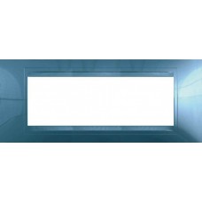 MGU4.106.54 Рамка 6-модульная Unica Allegro. Цвет Голубой лед