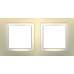 Рамка 2-местная кремовая Unica Basic MGU2.004.559