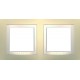 Рамка двухместная кремовая Unica Basic MGU2.004.559
