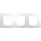 Рамка трехместная белая Unica Basic MGU2.006.18