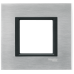 MGU68.002.7A1 Рамка 1-постовая серебристый алюминий Unica Class