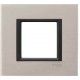 Рамка 1-постова "місячний алюміній" Unica Class MGU68.002.7A2