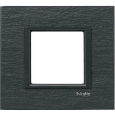 Рамка 1-постовая черный камень Unica Class MGU68.002.7Z1