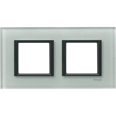 Рамка 2-постовая матовое стекло Unica Class MGU68.004.7C3