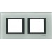 Рамка 2-постова "матове скло" Unica Class MGU68.004.7C3