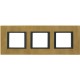 Рамка 3-постова "шкіра сахара" Unica Class MGU68.006.7P1