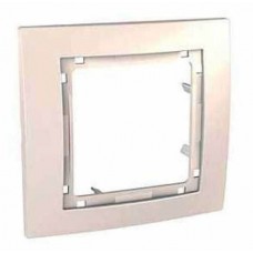 Наборная рамка 1-постовая слоновая кость Unica Colors MGU4.002.25