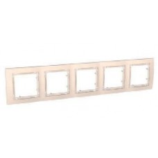 MGU4.010.25 Рамка 5-постовая слоновая кость Unica Colors