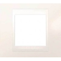 Рамка одномісна Unica Plus. Колір Слонова кістка MGU6.002.25