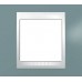 MGU6.002.873 Рамка одномісна Unica Plus. Колір Синій
