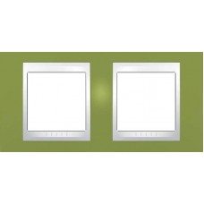 Рамка двухместная Unica Plus. Цвет Фисташковый MGU6.004.566