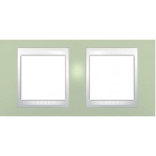 MGU6.004.870 Рамка 2-местная Unica Plus. Цвет Морская волна