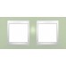 MGU6.004.870 Рамка 2-местная Unica Plus. Цвет Морская волна