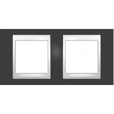 MGU6.004.877 Рамка 2-місна Unica Plus. Колір Сіро-Зелений
