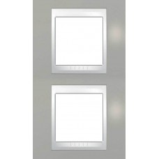 Рамка двухместная Unica Plus. Цвет Туманно-серый MGU6.004V.865