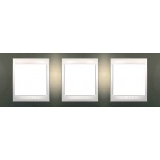 Рамка трехместная Unica Plus. Цвет Шампань MGU6.006.524