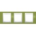 MGU6.006.566 Рамка 3-местная Unica Plus. Цвет Фисташковый