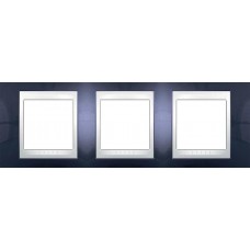 Рамка трехместная Unica Plus. Цвет Индиго MGU6.006.842