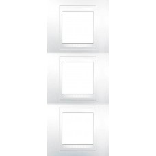 Рамка трехместная Unica Plus. Цвет Белый MGU6.006V.18