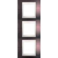 Рамка трехместная Unica Plus. Цвет Терракотовый MGU6.006V.551