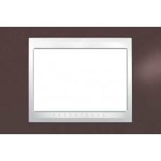 Рамка 3-модульная Итальянский дизайн Unica Plus. Цвет Гранат MGU6.103.872