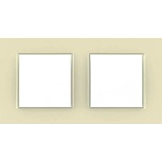 Рамка двомісна Unica Quadro. Колір Камінь MGU2.704.16