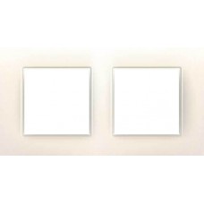 Рамка двомісна Unica Quadro. Колір Слонова кістка MGU2.704.25