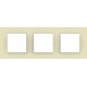Рамка тримісна Unica Quadro. Колір Камінь MGU2.706.16