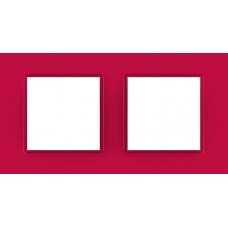 Рамка двухместная Unica Quadro. Цвет Lipstick MGU4.704.27