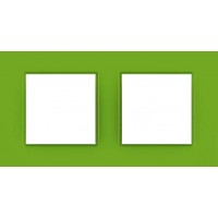 Рамка двухместная Unica Quadro. Цвет Bio MGU4.704.28