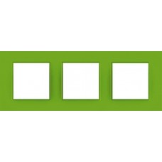 Рамка тримісна Unica Quadro. Колір Bio MGU4.706.28