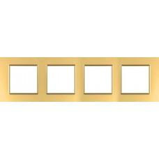 MGU6.708.56 Рамка 4-местная Unica Quadro. Цвет Медный