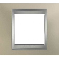 Рамка одномісна Unica Top. Колір Матовий Нікель/Алюміній MGU66.002.039